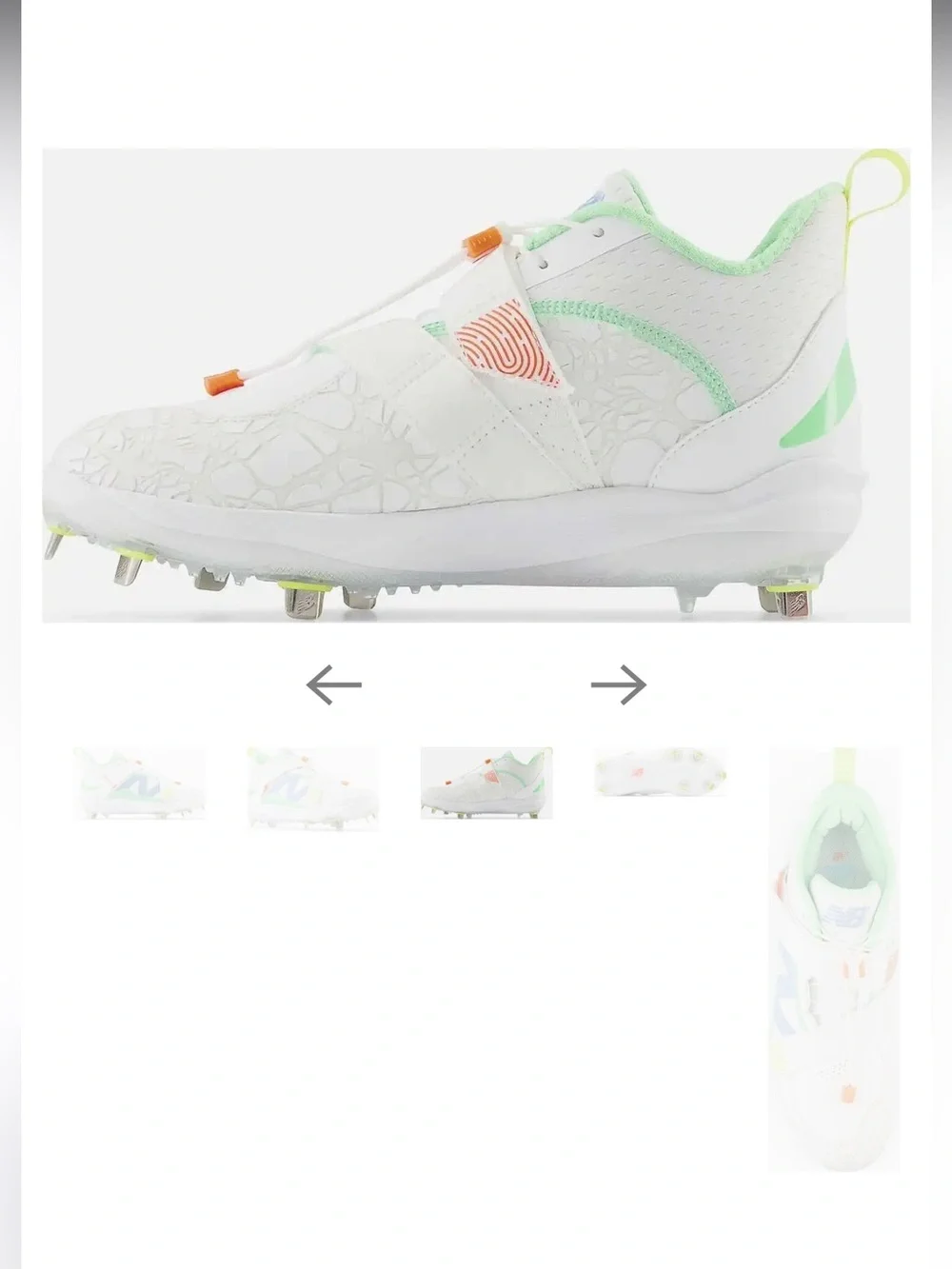 New Balance FuelCell Lindor 2 Metal Baseball Cleats Men’s 12 D New With Tags